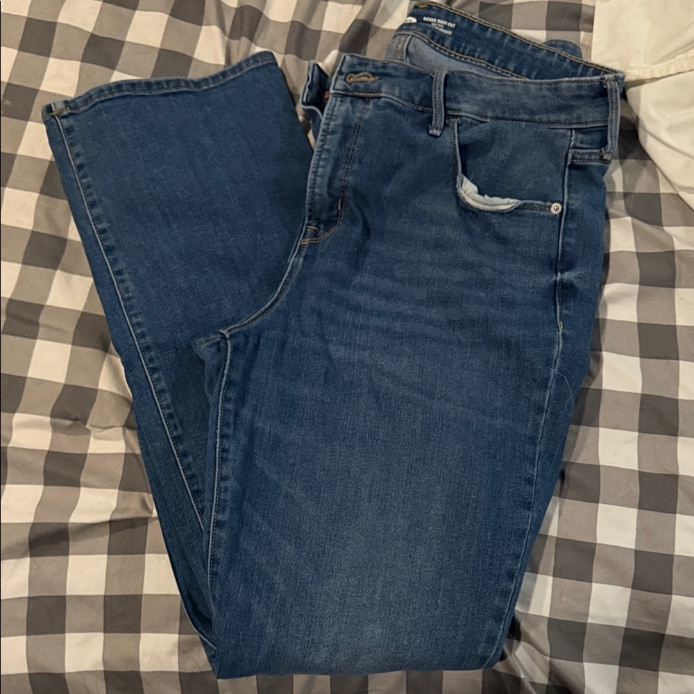 Old Navy Women's Blue Boot Cut Jeans